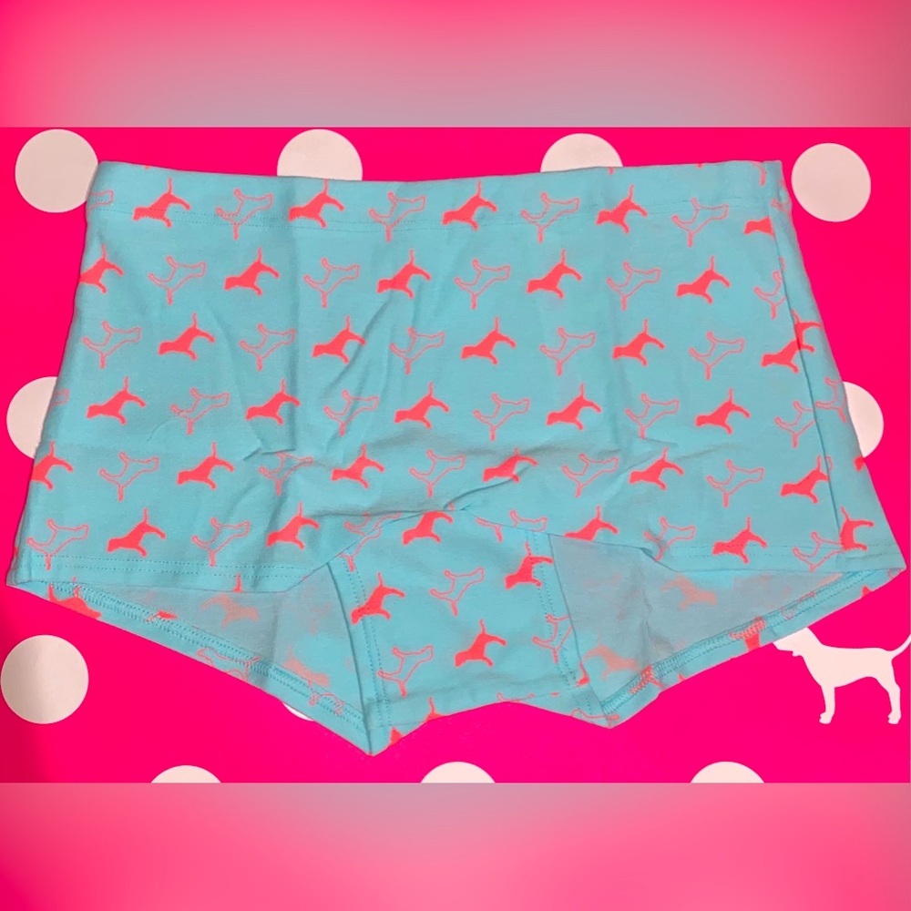 Victoria’s Secret PINK panties Pink boyshort panties PINK cotton PINK dog pup